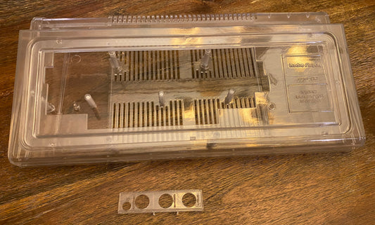 TRS-80 Model 1 Transparent Replica Case (+ Bezel without NumPad & Port Cover)