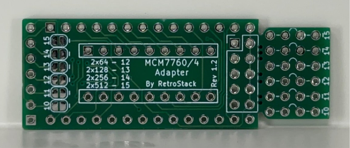 TRS-80 Model 1 Character Generator Adapter PCB (only)